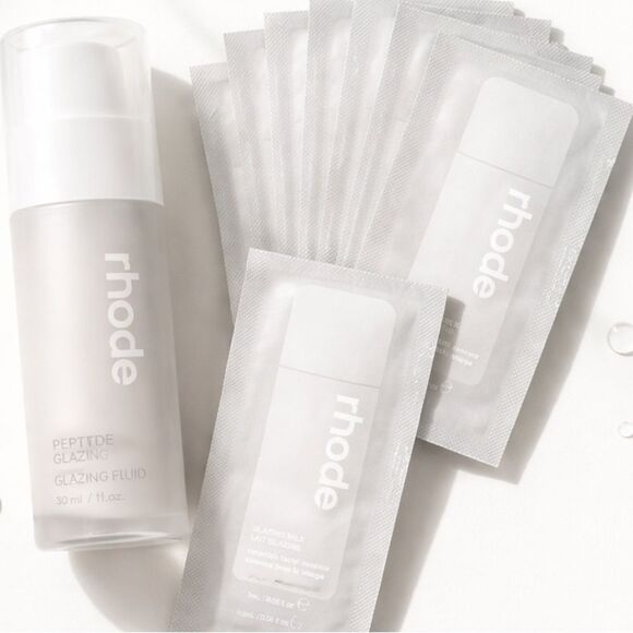 RHODE Other - Rhode Peptide Glazing Fluid + 10 Glazing Milk Minis 💧 Viral Glow, NEW!